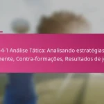 3-2-4-1 Análise Tática: Analisando estratégias do oponente, Contra-formações, Resultados de jogos