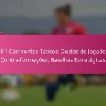 3-2-4-1 Confrontos Táticos: Duelos de Jogadores, Contra-formações, Batalhas Estratégicas