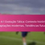 3-2-4-1 Evolução Tática: Contexto histórico, Adaptações modernas, Tendências futuras