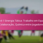 3-2-4-1 Sinergia Tática: Trabalho em Equipa, Colaboração, Química entre Jogadores