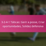 3-2-4-1 Táticas: Gerir a posse, Criar oportunidades, Solidez defensiva