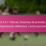 3-2-4-1 Táticas: Sistemas de pressão, Organização defensiva, Contra-pressão