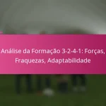 Análise da Formação 3-2-4-1: Forças, Fraquezas, Adaptabilidade