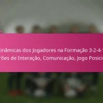 Dinâmicas dos Jogadores na Formação 3-2-4-1: Padrões de Interação, Comunicação, Jogo Posicional