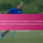 Estratégias Vencedoras da Formação 3-2-4-1: Abordagens bem-sucedidas, Táticas eficazes, Jogadas decisivas para vencer o jogo