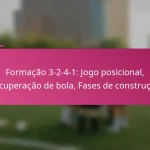 Formação 3-2-4-1: Jogo posicional, Recuperação de bola, Fases de construção