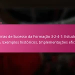Histórias de Sucesso da Formação 3-2-4-1: Estudos de caso, Exemplos históricos, Implementações eficazes