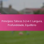 Princípios Táticos 3-2-4-1: Largura, Profundidade, Equilíbrio