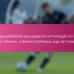 Responsabilidades dos Jogadores na Formação 3-2-4-1: Apoio Ofensivo, Cobertura Defensiva, Jogo de Transição